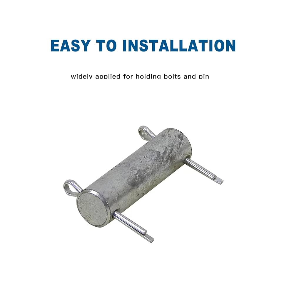 Boatsea 144 Pcs Large Cotter Pin Assortment, Zinc Plated